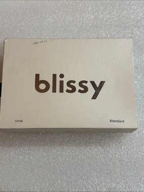 NWT BLISSY White Silk Standard Pillowcase